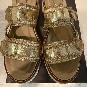 Metallic Gold Slides